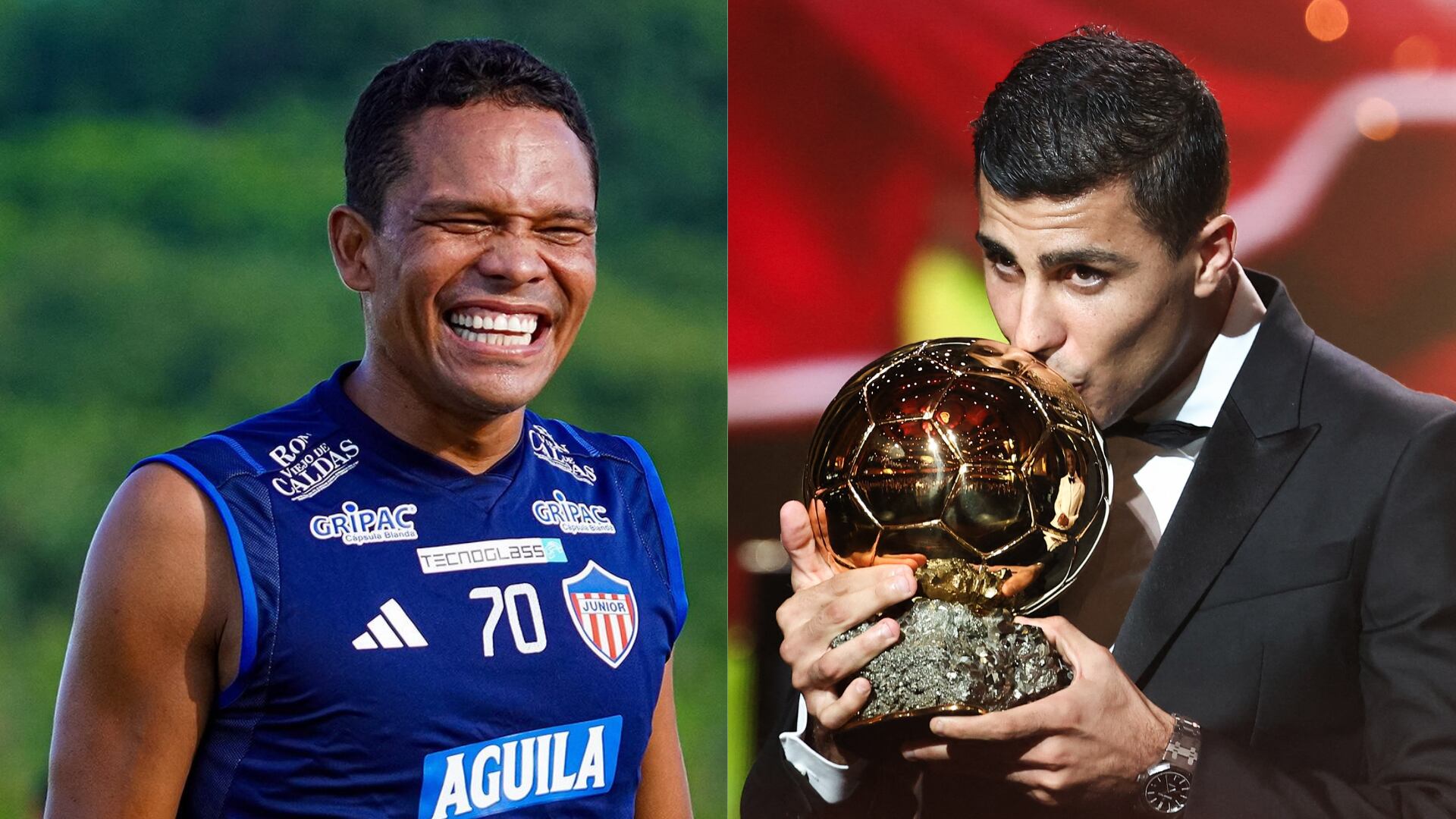 Carlos Bacca recordó con orgullo la relación que tuvo con Rodri y lo felicitó por ganar el Balón de Oro