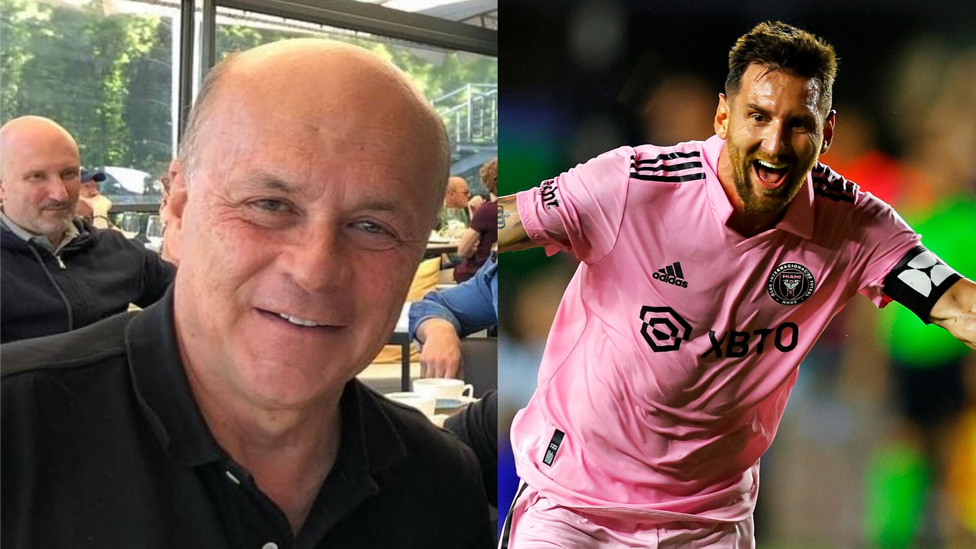 Carlos Antonio Vélez y Lionel Messi