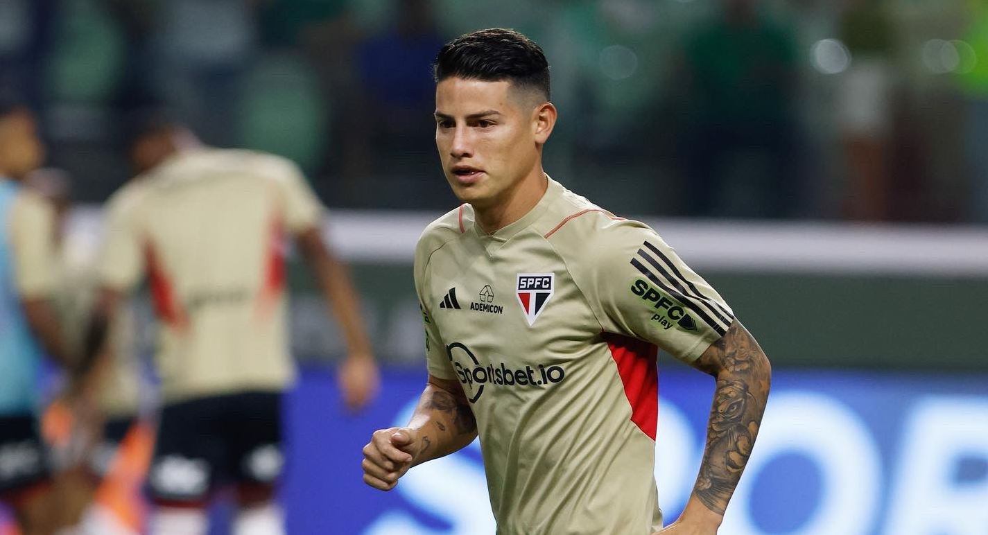 James Rodríguez justificó su regreso y anotó para el Sao Paulo en el clásico