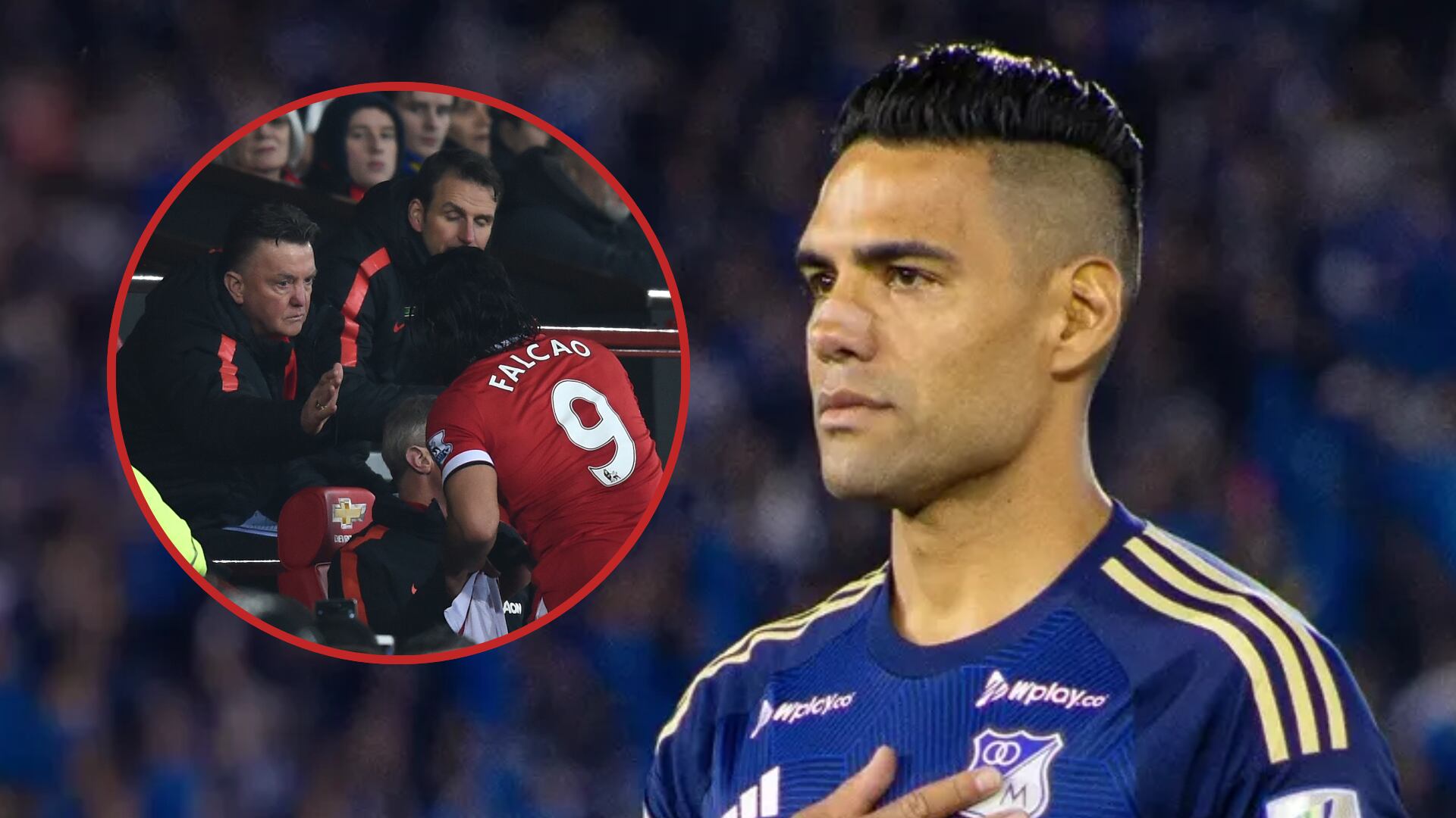 Falcao por fin contó cómo se aguantó a Louis van Gaal en el Manchester United